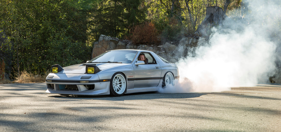 RX7 V8 Burnout
