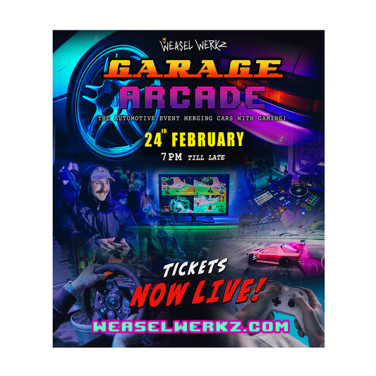 Garage Arcade Event Ticket - 24th Feb